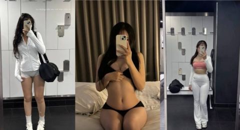 Nàng gymer body săn chắc chơi some sung mãn với sức bền khó tin