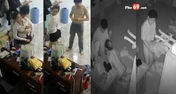 Hack camera vợ chồng trẻ, cô vợ mặc váy dâm địt xong là bú liền